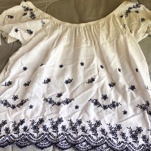 Off the shoulder Charlotte Russe Top